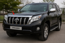 Toyota Land Cruiser Prado 150 2009-2023 Zierleiste Motorhaubenkante (2013-2017) Foto 1