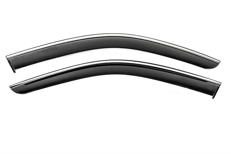Mercedes GLE/ML class W166 2011-2018 Windabweiser mit Chromleiste Niken Luxury (2 Stk) Image
