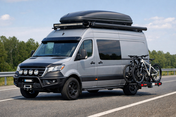 Was man für die Autobahn am Mercedes Sprinter W907/W910 montieren sollte