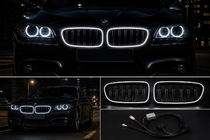 BMW 5 Series F10/F11 2010–2016 M-Look LED Nieren (Hochglanz Schwarz) Foto 6