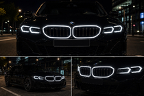 BMW 3 Series G20/G21 2018- M-Look LED Nierengrills (2022+, Schwarz Hochglanz) Foto 6