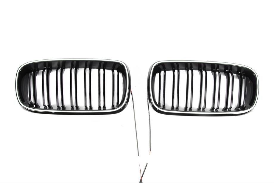 BMW X5 F15 2013-2018 M-Look LED Nieren (Hochglanz Schwarz) Foto 2