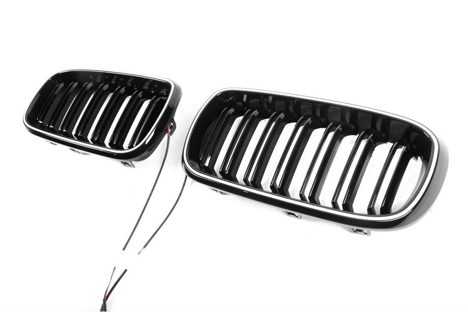 BMW X5 F15 2013-2018 M-Look LED Nieren (Hochglanz Schwarz) Foto 3
