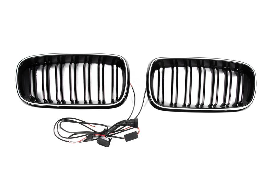 BMW X5 F15 2013-2018 M-Look LED Nieren (Hochglanz Schwarz) Foto 6