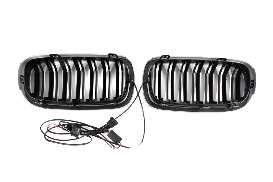 BMW X5 F15 2013-2018 M-Look LED Nieren (Hochglanz Schwarz) Foto 10