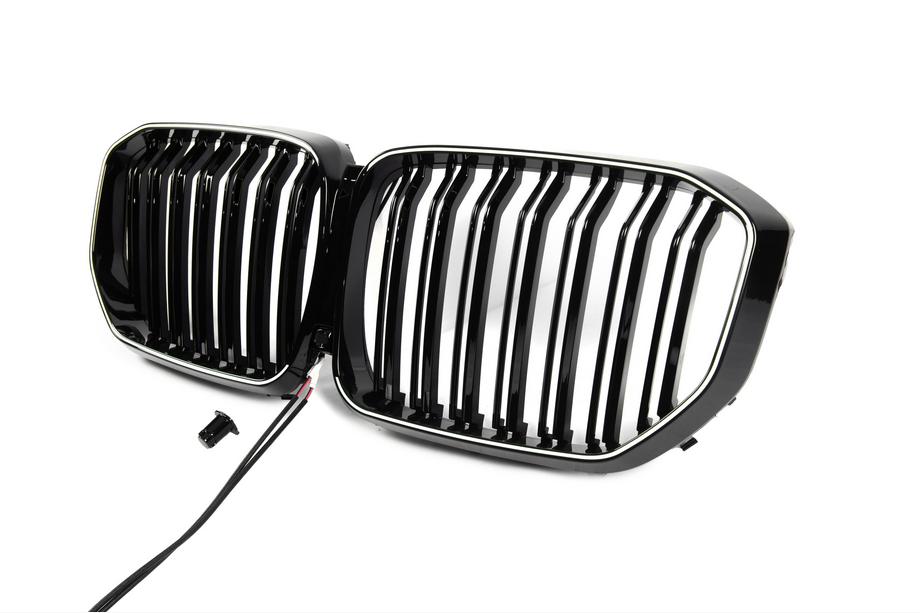 BMW X5 G05 2019–2026 BMW Nieren Grill M-Look LED (2019-2022, Schwarz Hochglanz) Foto 2