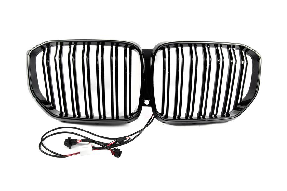 BMW X5 G05 2019–2026 BMW Nieren Grill M-Look LED (2019-2022, Schwarz Hochglanz) Foto 6