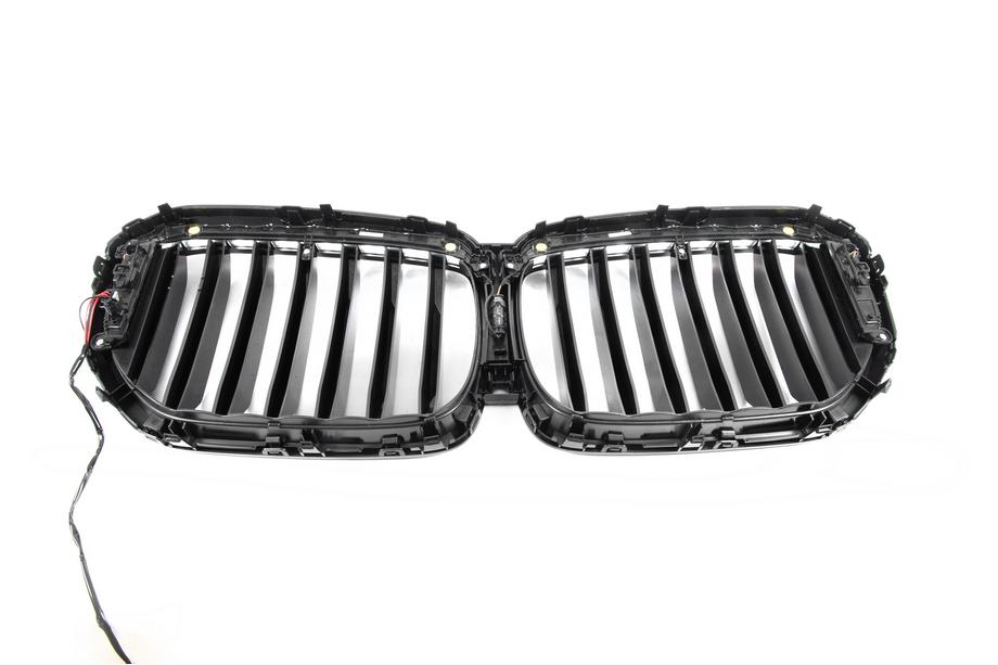 BMW X5 G05 2019–2026 Nieren-Kühlergrill 1-Bar LED (2023+, Schwarz Hochglanz) Foto 4