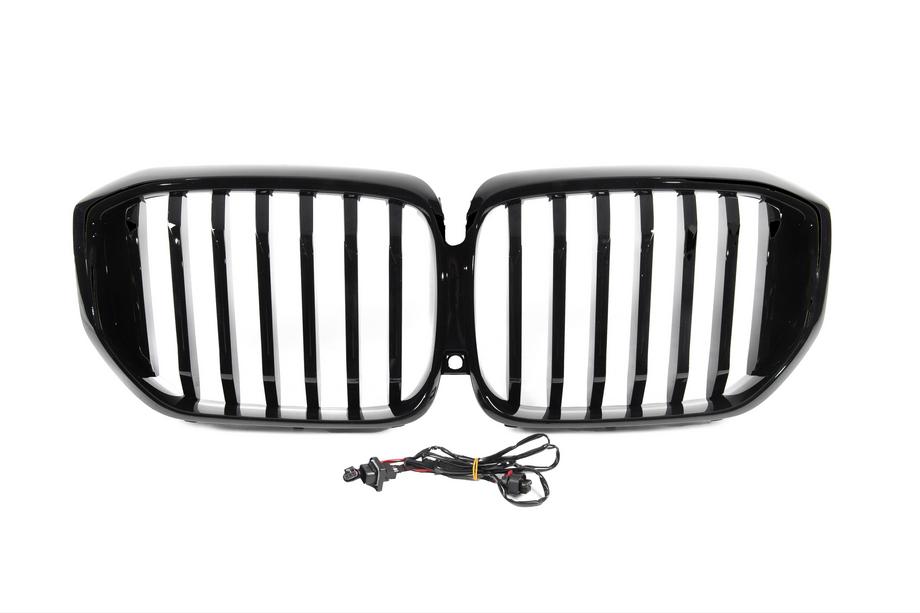 BMW X5 G05 2019–2026 Nieren-Kühlergrill 1-Bar LED (2023+, Schwarz Hochglanz) Foto 6