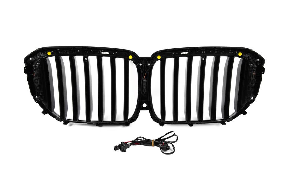 BMW X5 G05 2019–2026 Nieren-Kühlergrill 1-Bar LED (2023+, Schwarz Hochglanz) Foto 9