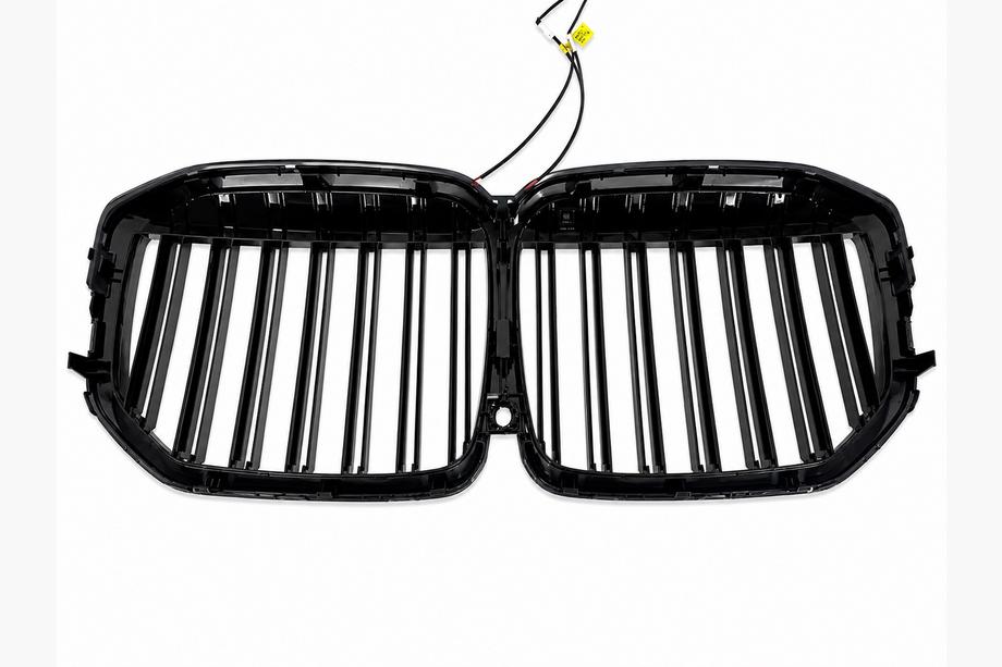 BMW X7 G07 2019- M-Look LED Nieren-Grill (2019-2022, Schwarz Hochglanz) Foto 8