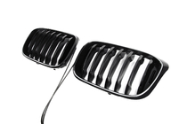BMW X4 G02 2018- Nierengitter 1 Bar LED (2018-2021, Schwarz Hochglanz) Foto 3