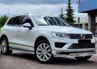 Volkswagen Touareg 2010-2018 Frontschutzbügel ST014 (Edelstahl) Foto 1
