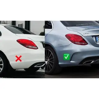 Premium Heck-Schmutzfänger (für AMG-Line, 2 St.) Foto 2