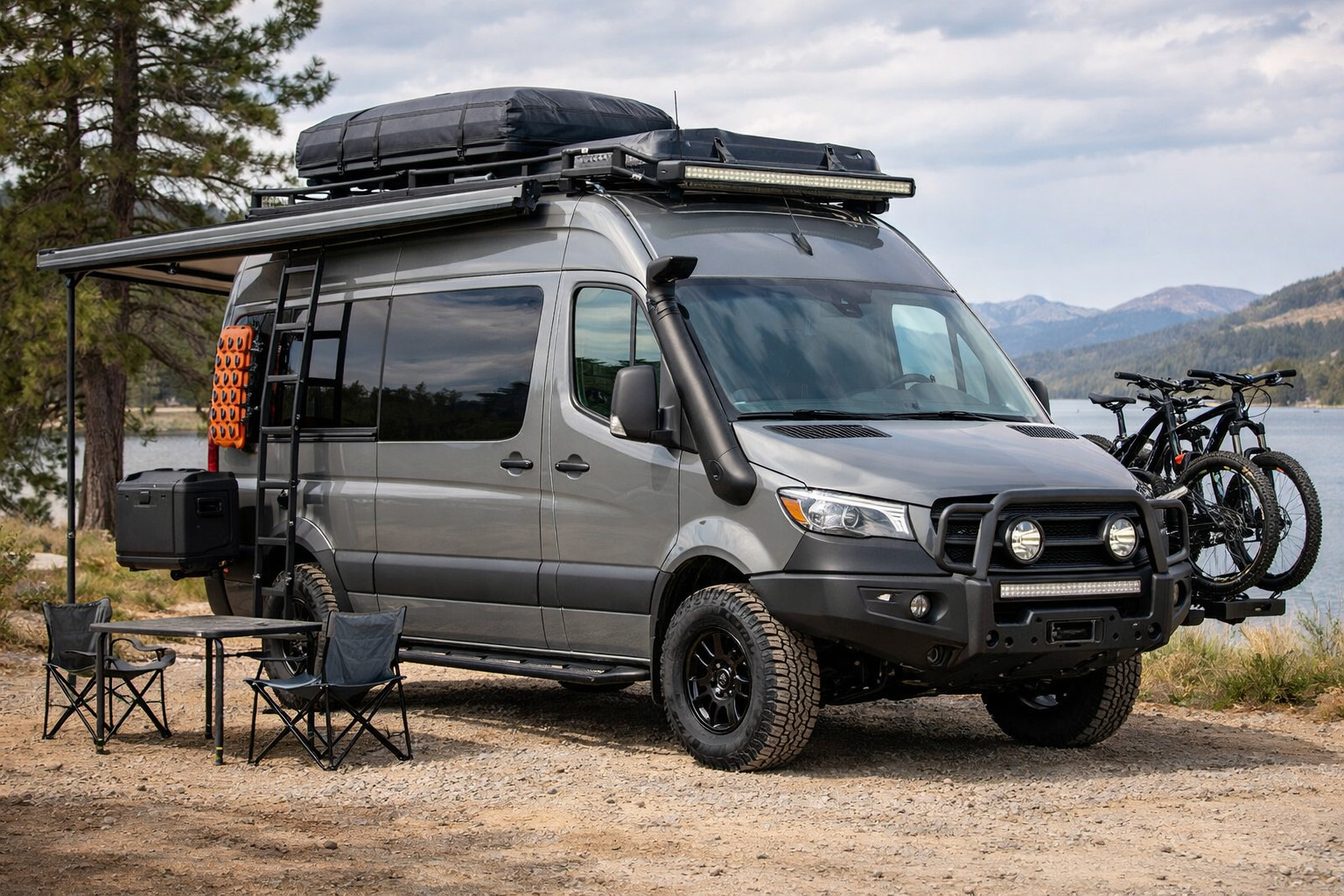 Was man für Reisetouren am Mercedes Sprinter W907/W910 nachrüstet