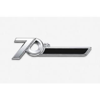 Schriftzug 70 Jahre Toyota