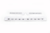Lexus LX570/450d 2008-2022 Emblem / Schriftzug Supersport (3 Stk.) Foto 3