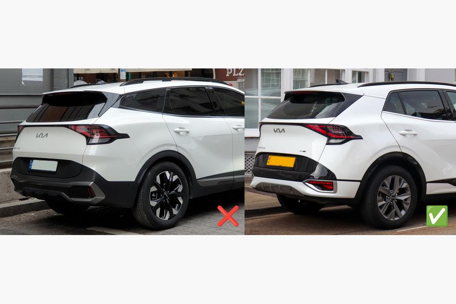Kia Sportage 2021- Windabweiser mit schwarzer Zierleiste Niken Luxury (für SWB, 4 Stk.) Foto 5