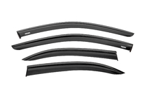 Mercedes C-class W204 2007-2015 Windabweiser mit schwarzer Zierleiste Niken Luxury (4 Stk.) Foto 1