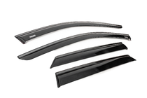 Mercedes ML W164 2005-2011 Windabweiser mit schwarzer Zierleiste Niken Luxury (4 Stk.) Foto 3