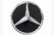 Mercedes GLE/ML class W166 2011-2018 Frontemblem mit glänzendem Gehäuse (18,4 cm) Foto 1