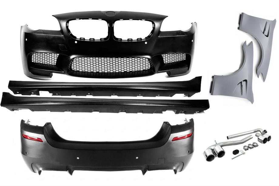 BMW 5 Series F10/F11 2010–2016 Karosseriekit mit Kotflügeln V2 (M5 Power) Foto 1