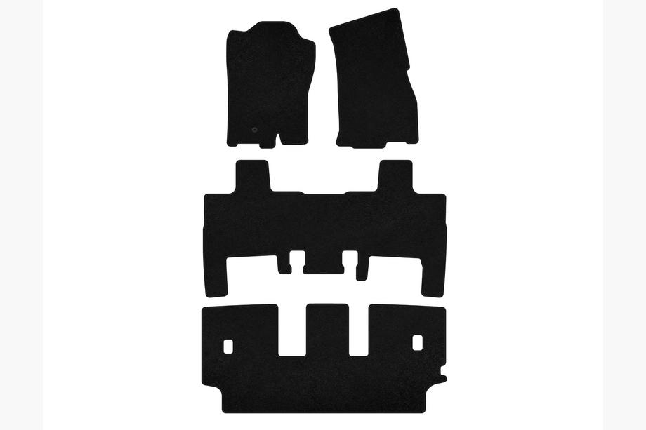 Ford Expedition 2007-2017 Textil-Fußmatten Deluxe (2007-2014, Schwarz) Image
