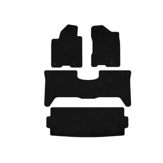Textil-Fußmatten Deluxe (3 Reihen, 2003-2008, schwarz) Nissan Armada 2003-2015 Foto 1