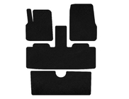 Renault Espace 2002-2014 Textil-Fußmatten Deluxe (7-Sitzer, 3 Reihen, schwarz) Foto 1