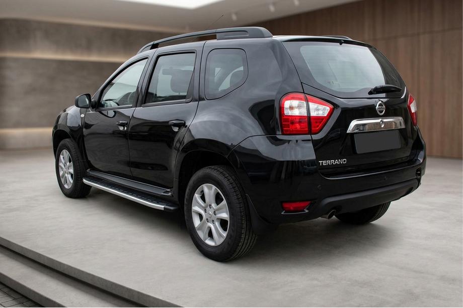 Nissan Terrano 2014- Seitentrittbretter Fullmond (2 Stk., Aluminium) Image