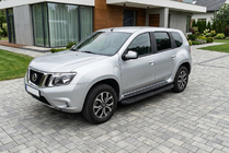 Nissan Terrano 2014- Seitenschweller Tayga Black (2 Stk., Aluminium) Foto 1