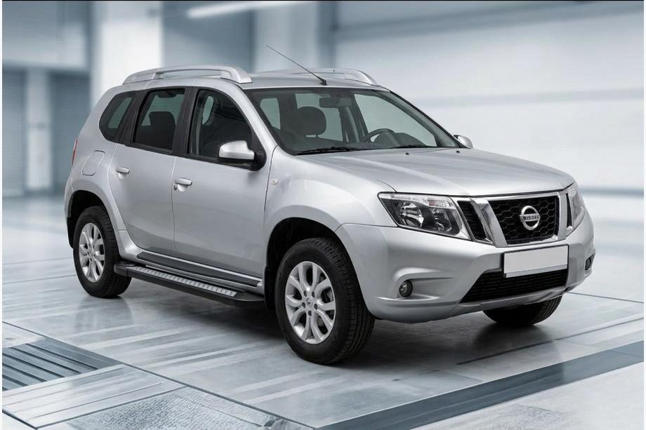 Nissan Terrano 2014- Seitenschweller Vision New Black (2 Stk., Aluminium) Image