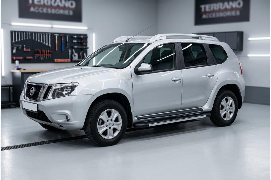 Nissan Terrano 2014- Trittbretter Duru (2 Stk., Aluminium) Image