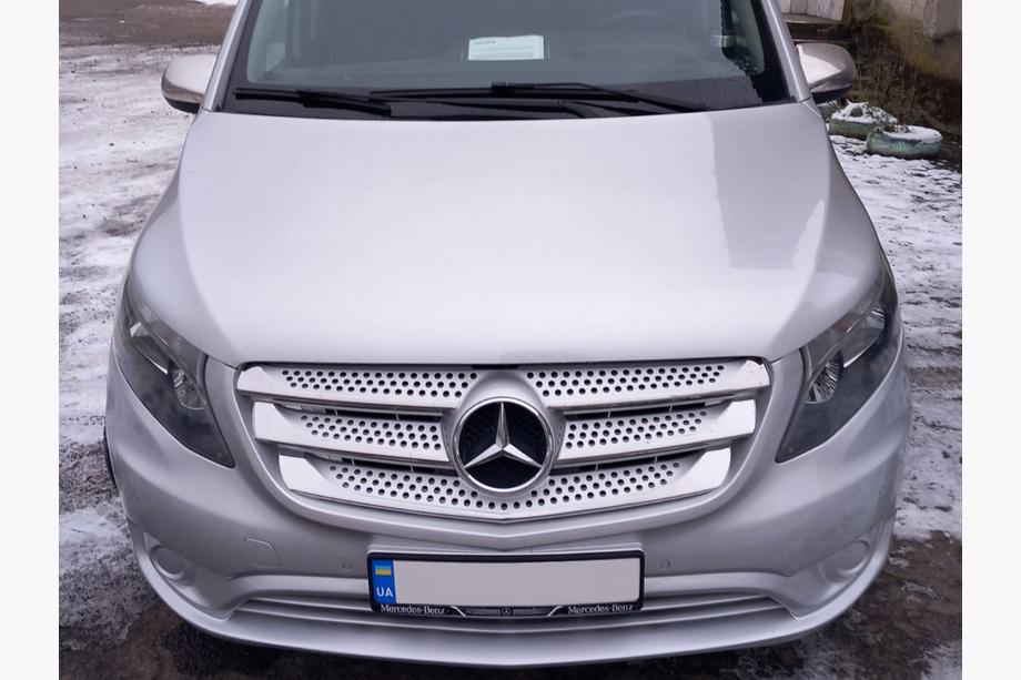 Mercedes Vito/V-class W447 2014- Grill Abdeckungen 2014-2020 (5 Stk, Edelstahl) Image