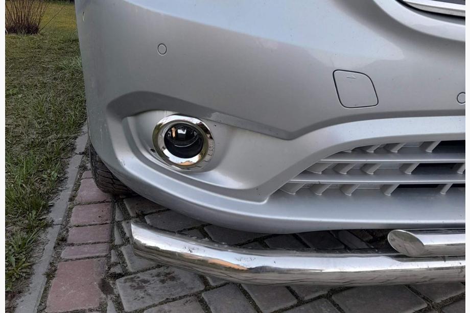 Mercedes Vito/V-class W447 2014- Abdeckungen für Nebelscheinwerfer (2 Stk., Edelstahl) Image