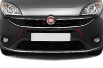 Fiat Doblo II 2010-2022 Zierleiste um den unteren Kühlergrill (2015↗, Edelstahl) Foto 1