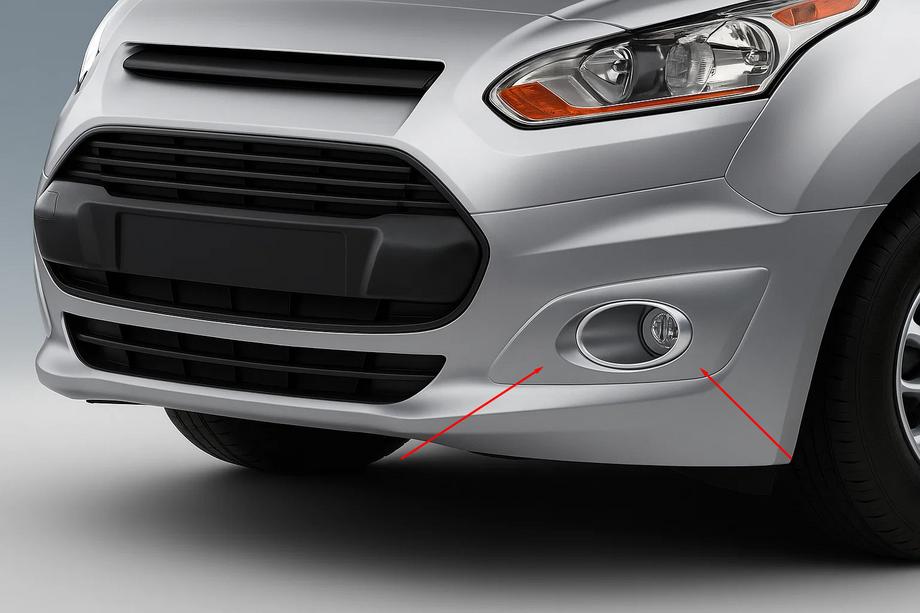 Ford Connect 2014-2021 Abdeckungen für Nebelscheinwerfer (2 Stk., Edelstahl) Image