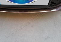 Hyundai I-20 2014-2020 Zierleiste für Frontstoßstangengitter 2014-2018 (Edelstahl) Foto 4