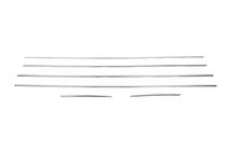 Hyundai I-20 2014-2020 Fensterzierleisten unten Edelstahl (6 Stk.) Foto 3