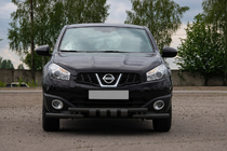 Nissan Qashqai 2010-2014 Frontbügel ST009-15 Black (Edelstahl) Foto 2