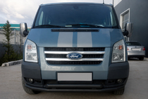 Ford Transit 2000–2014 Frontschutzbügel ST014 Black (2006-2014, Edelstahl) Foto 1