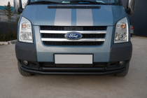 Ford Transit 2000–2014 Frontschutzbügel ST014 Black (2006-2014, Edelstahl) Foto 2