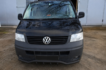 Volkswagen T5 Multivan 2003–2010 Frontschutzbügel Wellen-Grill ST007-1 Black (Edelstahl) Foto 2