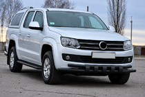 Volkswagen Amarok 2010-2022 Frontschutzbügel F3-08.7 Black (Edelstahl) Foto 4