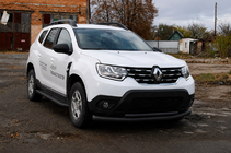 Renault Duster 2018-2024 Frontschutzbügel F3-10 Black (Edelstahl) Foto 3
