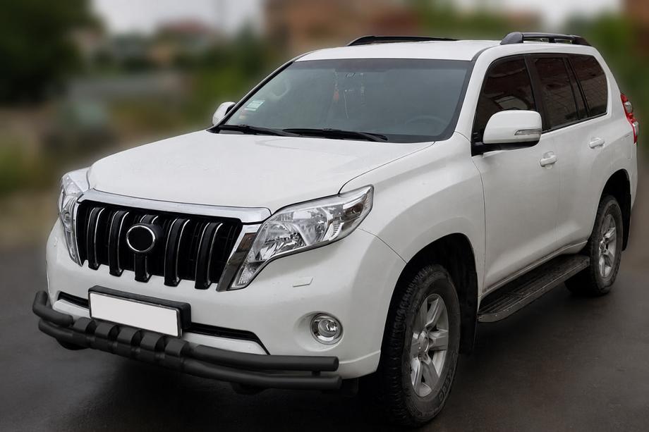 Toyota Land Cruiser Prado 150 2009-2023 Frontschutzbügel F3-31 Black (Edelstahl) Foto 1