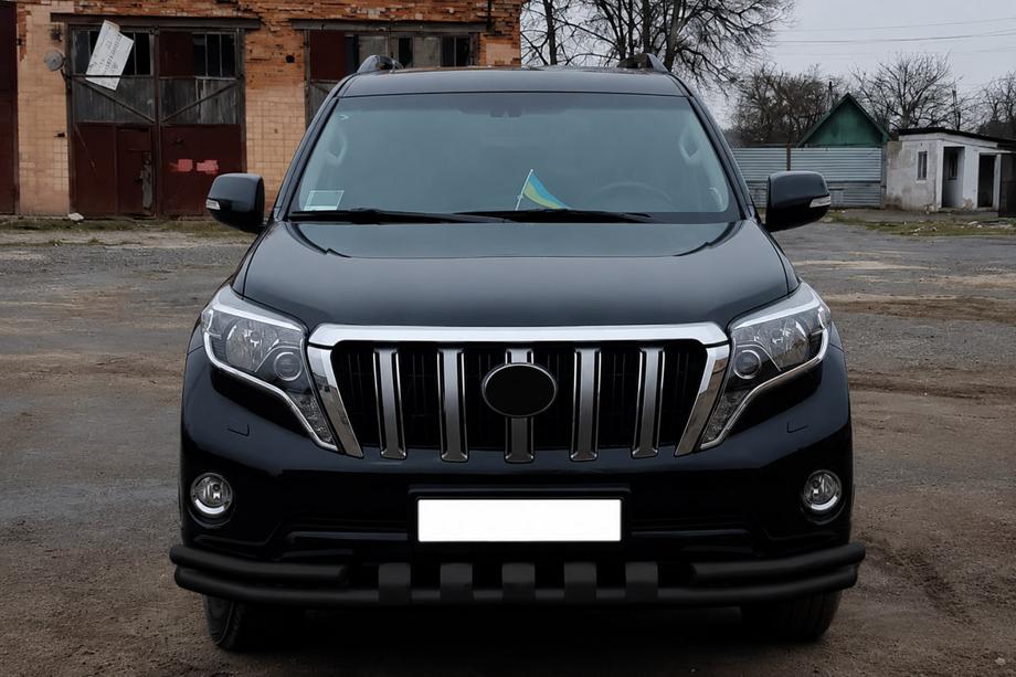 Toyota Land Cruiser Prado 150 2009-2023 Frontschutzbügel F3-31 Black (Edelstahl) Foto 2