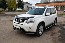 Nissan X-trail T31 2007-2014 Frontschutzbügel ST007 Black (Edelstahl) Foto 3