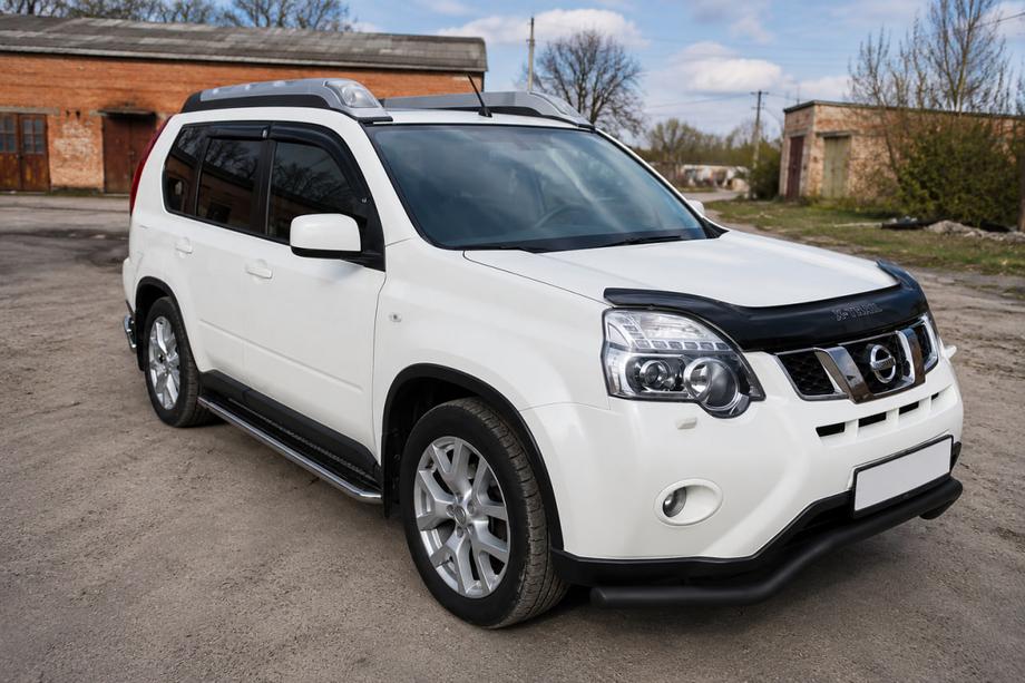 Nissan X-trail T31 2007-2014 Frontschutzbügel ST007 Black (Edelstahl) Image