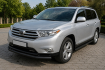 Toyota Highlander 2008-2013 Frontschutzbügel ST008 Black (2010-2013, Edelstahl) Foto 1